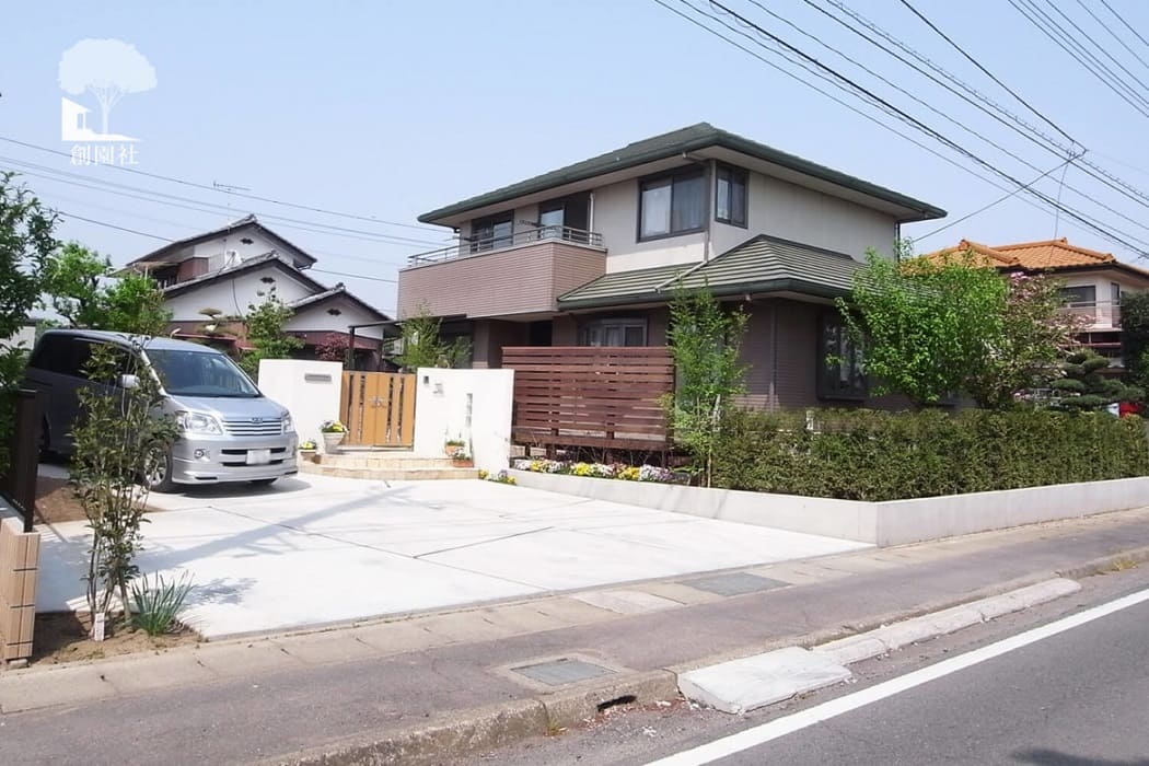 高崎市　セミクローズ外構