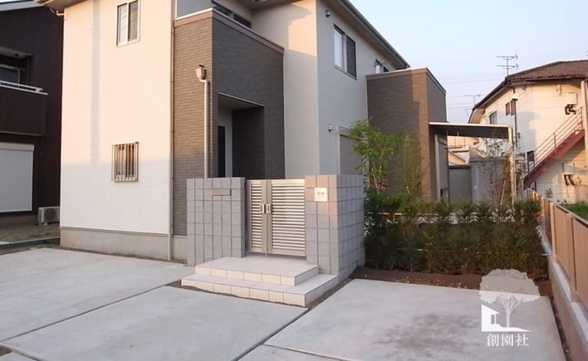 高崎市　セミクローズ外構