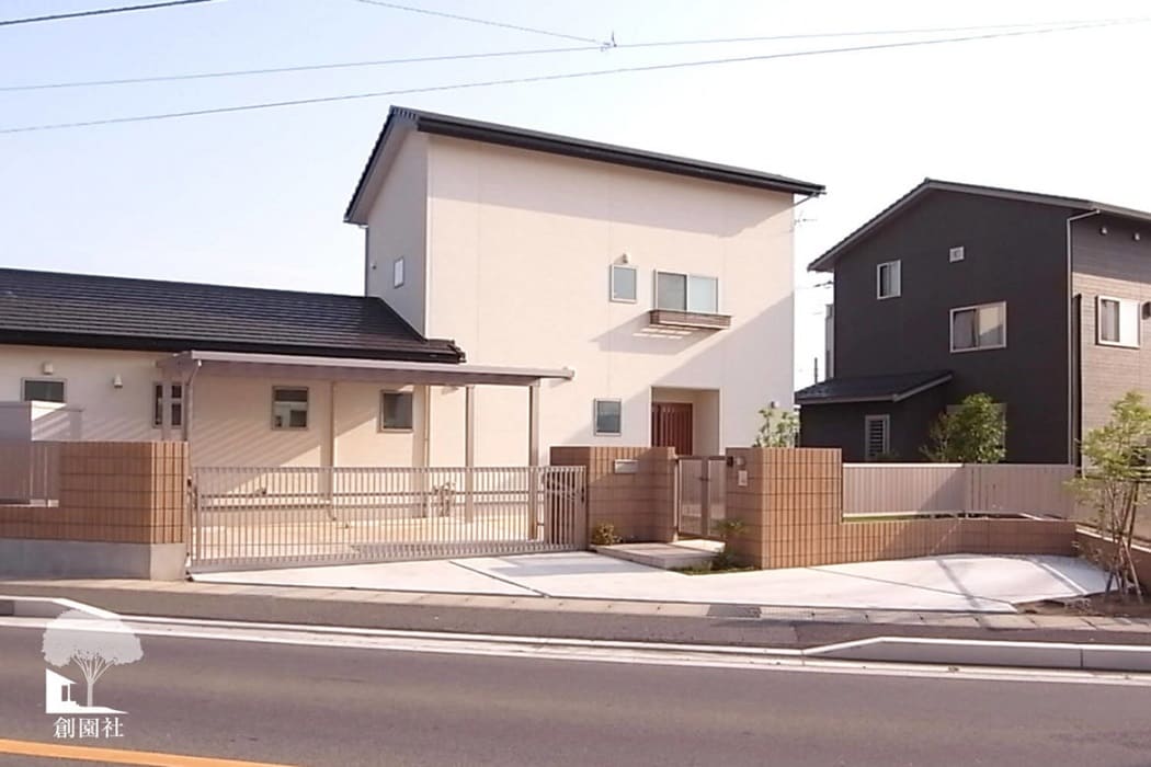 前橋市 セミクローズ外構