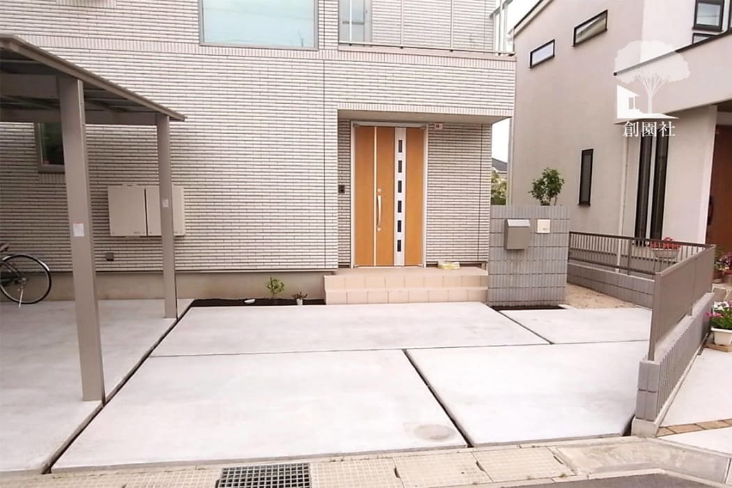 前橋市 駐車場 コンクリート