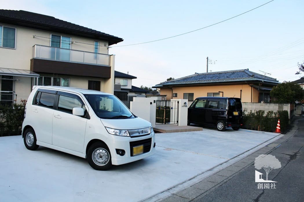 高崎市　土間コンクリート　駐車場