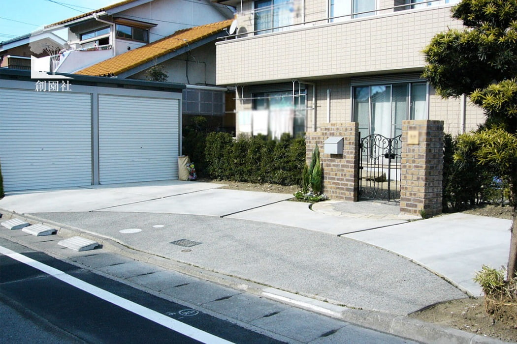 前橋市　コンクリート　駐車場