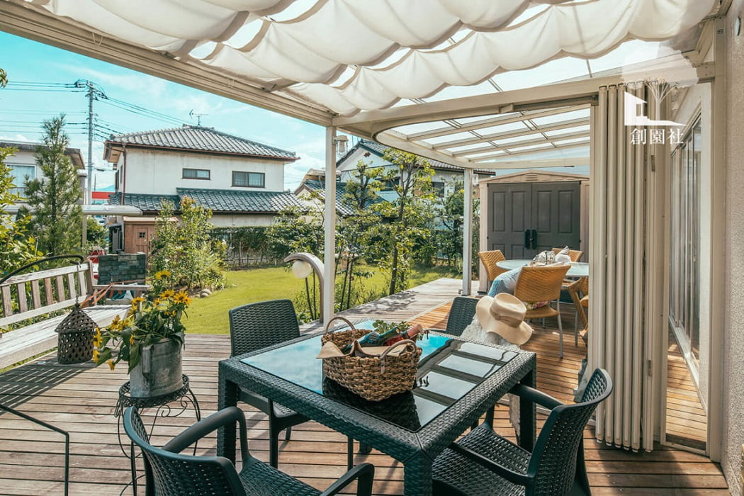 ウッドデッキ　群馬県