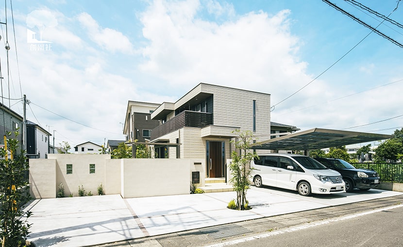 群馬県伊勢崎市新築外構