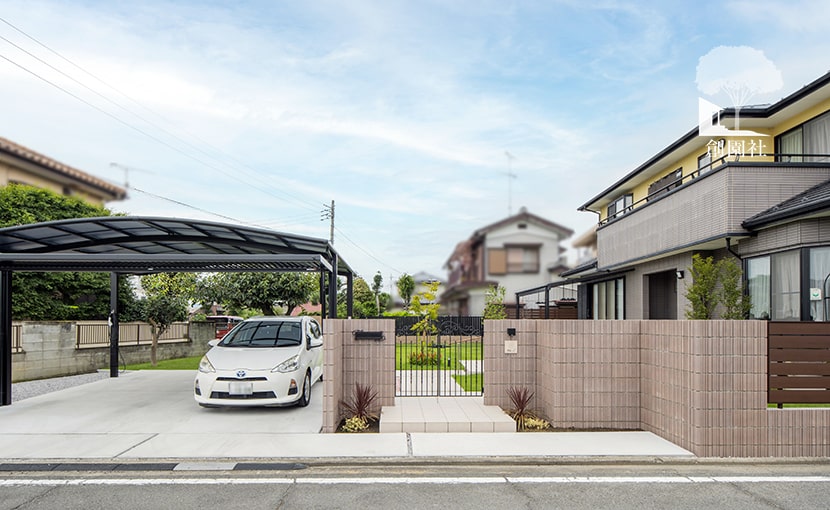 群馬県　高崎市　外構　創園社